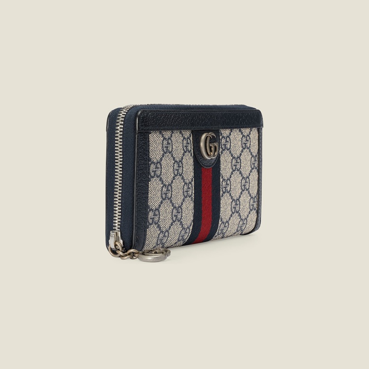 523154.96IWN.4076.007.100.0025.Light Ophidia GG zip around wallet